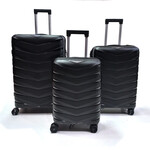 Set Valijas Flb Pp Negro 20 24 28 183 4Ruedas